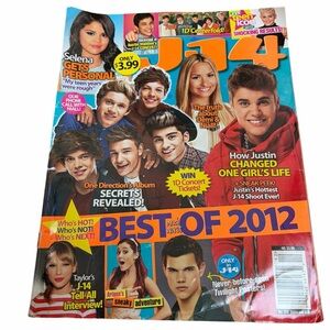 J-14 Magazine “Best & Worst of 2012” – One Direction, Selena, Bieber, Ariana